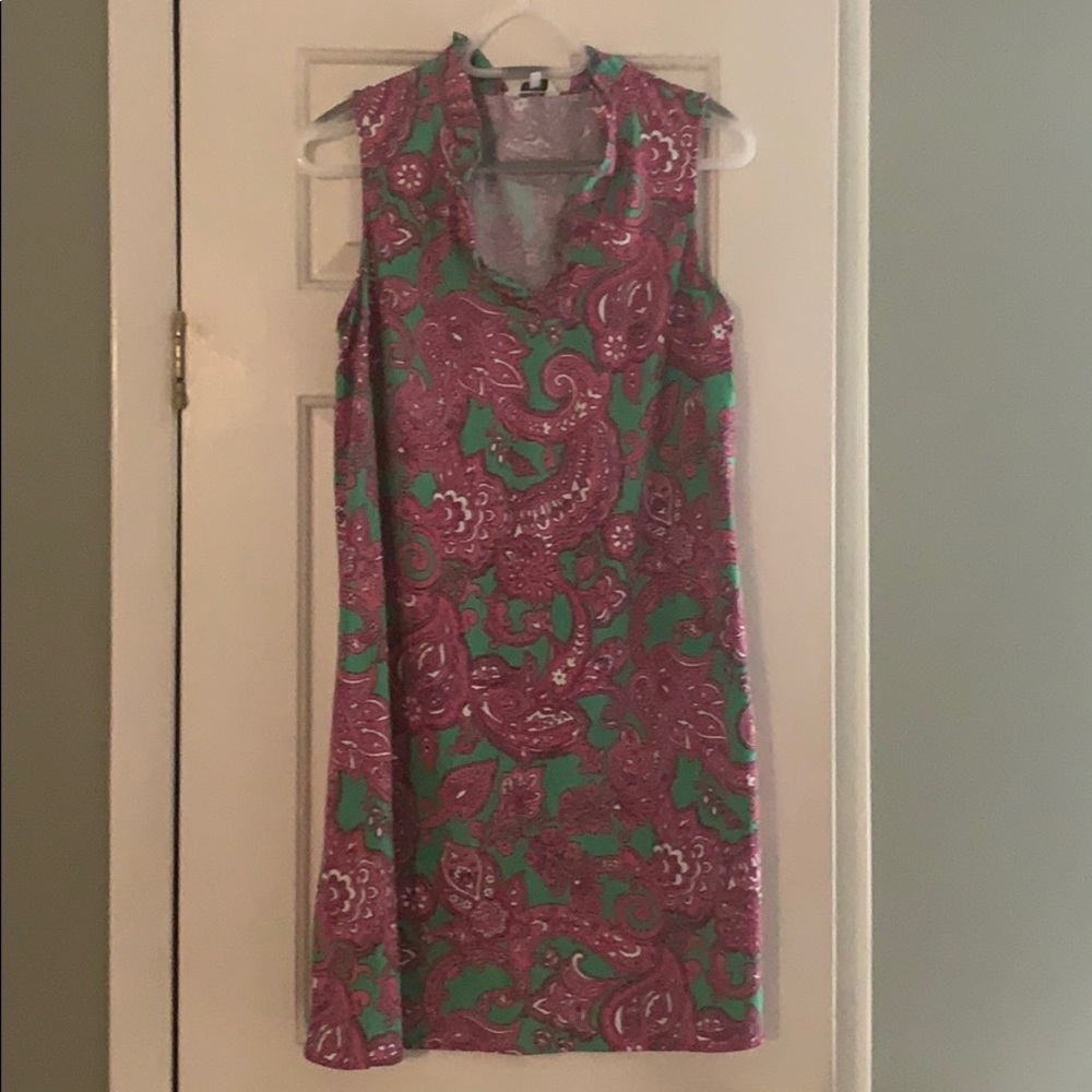 Ruffled neck Dress